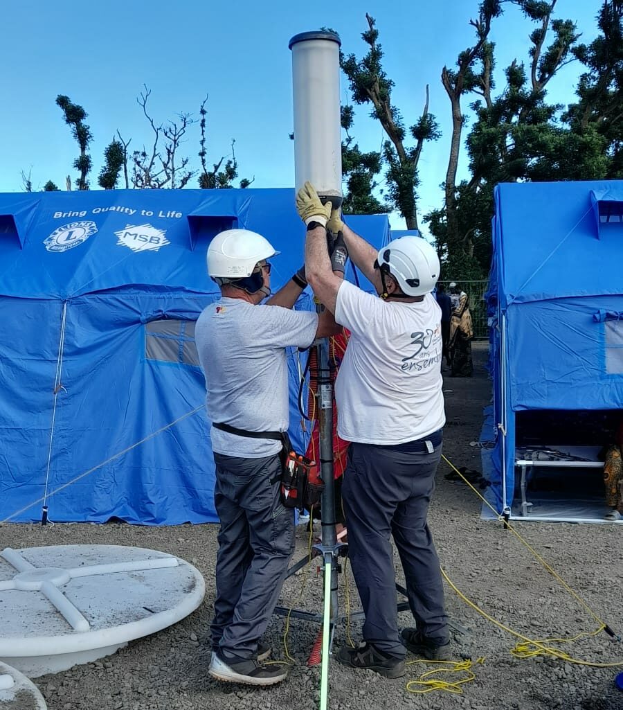 Camp hébergement urgence Mayotte